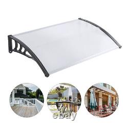 1.2/1.5/2m Durable Door Canopy Awning Front Back Patio Porch Shade Shelter Rain