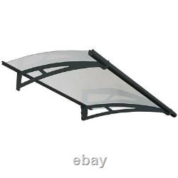 1500mm Window Door Entrance Porch Awning Rain Cover Canopy Shelter Roof Clear