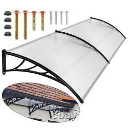 200cm/78in Durable Door Canopy Awning Front Back Patio Porch Shelter Rain Cover
