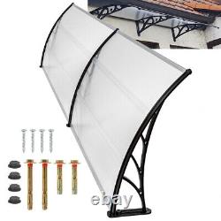 200cm/78in Durable Door Canopy Awning Front Back Patio Porch Shelter Rain Cover