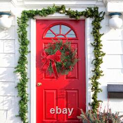 3 Pcs Christmas Wreath Garland Porch Decorations Front Door