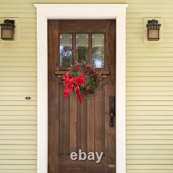 3 Pcs Christmas Wreath Garland Porch Decorations Front Door