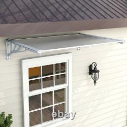 4/5/6/9FT Front Back Door Canopy Awning Window Porch Patio Roof Rain Shelter