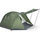 4-6 Person Camping Tent Waterproof Family Large Double-Layer Tents withFront Porch