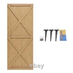 5/6FT Wooden Garden Gate Pedestrian FlatTop Entrance Timber Side Door Fixing Set