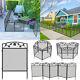 5x Large Tall Garden Fence Panels Border Dog Playpen Porch Patio Front Door Gate