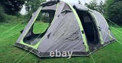 AIRGO Stratus 600 Inflatable 6 person TENT + front Porch + fitted carpet + Sheet
