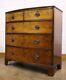 Antique Georgian bow front mahogany chest of drawers