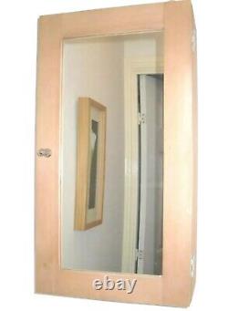 Bathroom Cabinet Cupboard Mirrored Front Wall Mounted Wood Beech House Of Fraser