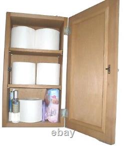 Bathroom Cabinet Cupboard Mirrored Front Wall Mounted Wood Beech House Of Fraser