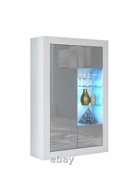 Cabinet Sideboard Unit Cupboard Display High Gloss Doors