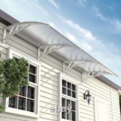 Canopy Awning Rain Shelter Outdoor Porch Front Back Window Door Roof Rain Cover