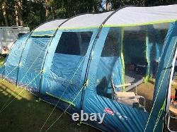 Coleman Castle Pines 6L (6 man) tent, with add-on front porch door, excellent