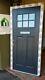 Composite door anthracite grey porch Mancave garden room pvc 990x2032 (6476)