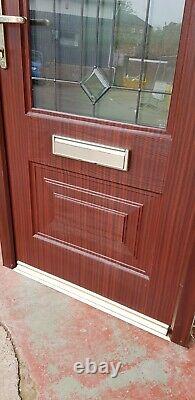 Composite double glazed door Mahogany porch mancave upvc front 920x2060 (6264)