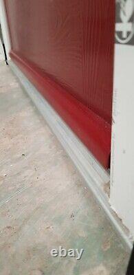 Composite double glazed door red terrace toplite solidor upvc 895x2557 (6440)