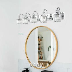 Crystal Bathroom Vanity Light Modern LED Wall Sconce Front Mirror Makeup Fixture