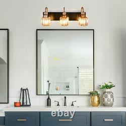Crystal Bathroom Vanity Light Modern LED Wall Sconce Front Mirror Makeup Fixture