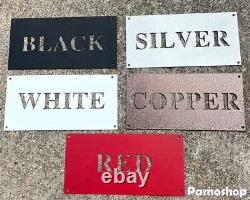 Custom Welcome Metal Sign, Front Porch Decor, Front Door Decor, Welcome Metal Sign