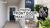 Diy Front Door Makeover On A Budget Modern Minimal Outdoor Decor