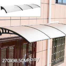 Door Canopy Awning Rain CoverShelter Front Back Outdoor Porch Patio Window Roof