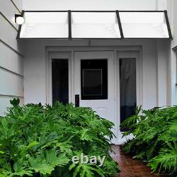 Door Canopy Awning Rain Shelter Front Back Porch Window Shade Roof Protection