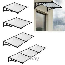 Door Canopy Awning Shelter Front Back Outdoor Porch Patio Window Roof Rain-Cover