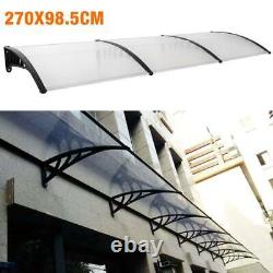 Door/Canopy Awning Shelter Front Back Outdoor Porch Patio Window Roof Rain Cover