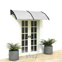 Door Canopy Awning Shelter Front Back Porch Outdoor Shade Patio Roof Rain