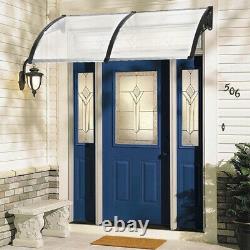 Door Canopy Awning Shelter Front Back Porch Outdoor Shade Patio Roof Rain