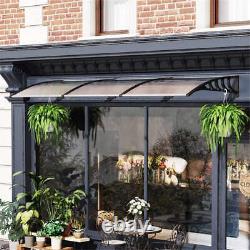 Door Canopy Awning Shelter Front Back Porch Outdoor Shade Patio Roof Rain Cover