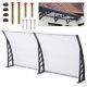 Door Canopy Awning Shelter Front Back Porch Patio Roof Rain Cover Outdoors Shade