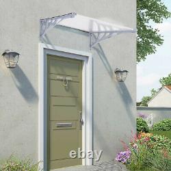 Door Canopy Awning Shelter Front Back Porch Rain Cover Outdoor Shade Patio Roof