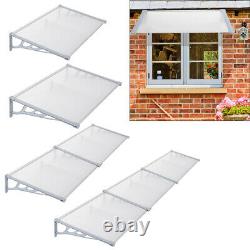 Door Canopy Awning Shelter Outdoor Porch Patio Front Back Window-Roof Rain Cover