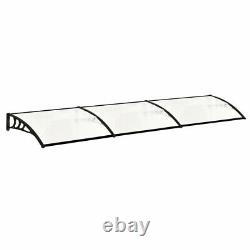 Door Canopy Awning Shelter Roof Front Back Porch Outdoor Shade Patio Roof 4sizes
