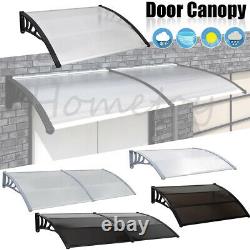 Door Canopy Awning Shelter Roof for Front Back Door Window Porch Rain Protector