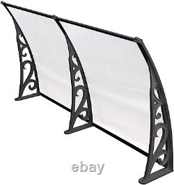 Door Canopy Awning Window Rain Shelter Cover for Front Door Porch Durable