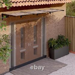 Door Canopy Patio Doorway Window Porch Awning Rain Shelter Front Back E6F2