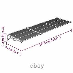 Door Canopy Patio Doorway Window Porch Awning Rain Shelter Front Back H5U1