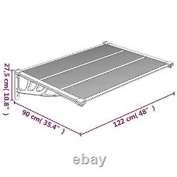 Door Canopy Patio Doorway Window Porch Awning Rain Shelter Front Back M4Q7