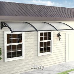 Door Canopy Window Awning Rain Shelter Front Back Porch Outdoor Patio Roof Cover