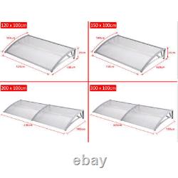 Door Window Canopy Cover Patio Awning Roof Rain Outdoor Front Back Porch UK