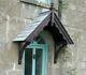 Dunscombe Timber Door Canopies- Wooden front door porch canopy gallows bracket