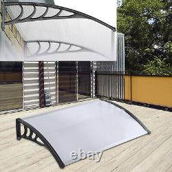 Durable Door Canopy Awning Front Back Patio Porch Shade Shelter Rain 1.2/1.5/2m