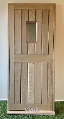 Exterior Front Door Stable Solid Oak Hardwood Door & Frame 828mm X 1900mm