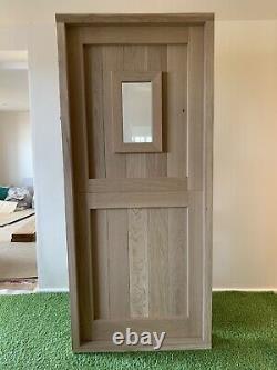 Exterior Front Door Stable Solid Oak Hardwood Door & Frame 828mm X 1900mm