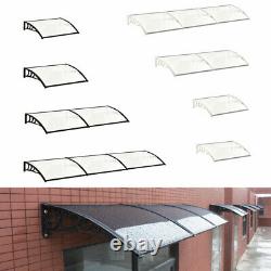 NEW White  Door Canopy Awning Shelter Front Back Porch Outdoor Shade Patio Roof 