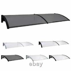 Front Back Patio Roof Door Canopy Awning Rain Shelter Roof Outdoor Porch 5 Sizes