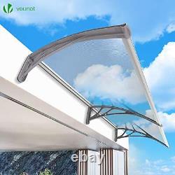 Front Door Canopy Outdoor Awning, Rain Shelter for Back Door, Porch