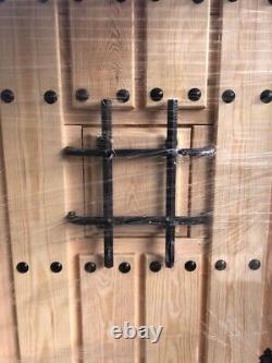 Front Door & Frame Solid Wood, Hand Crafted & Bespoke With Operating Speakeasy